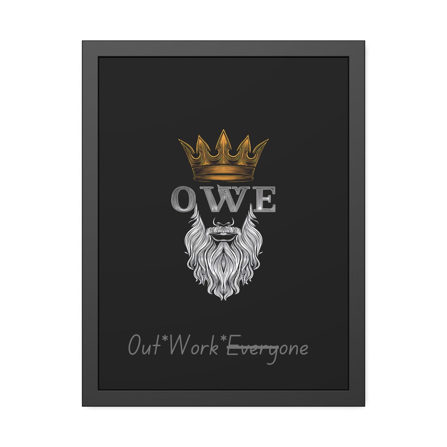OWE Framed Poster – Mindset on the Wall, Legacy in Motion*