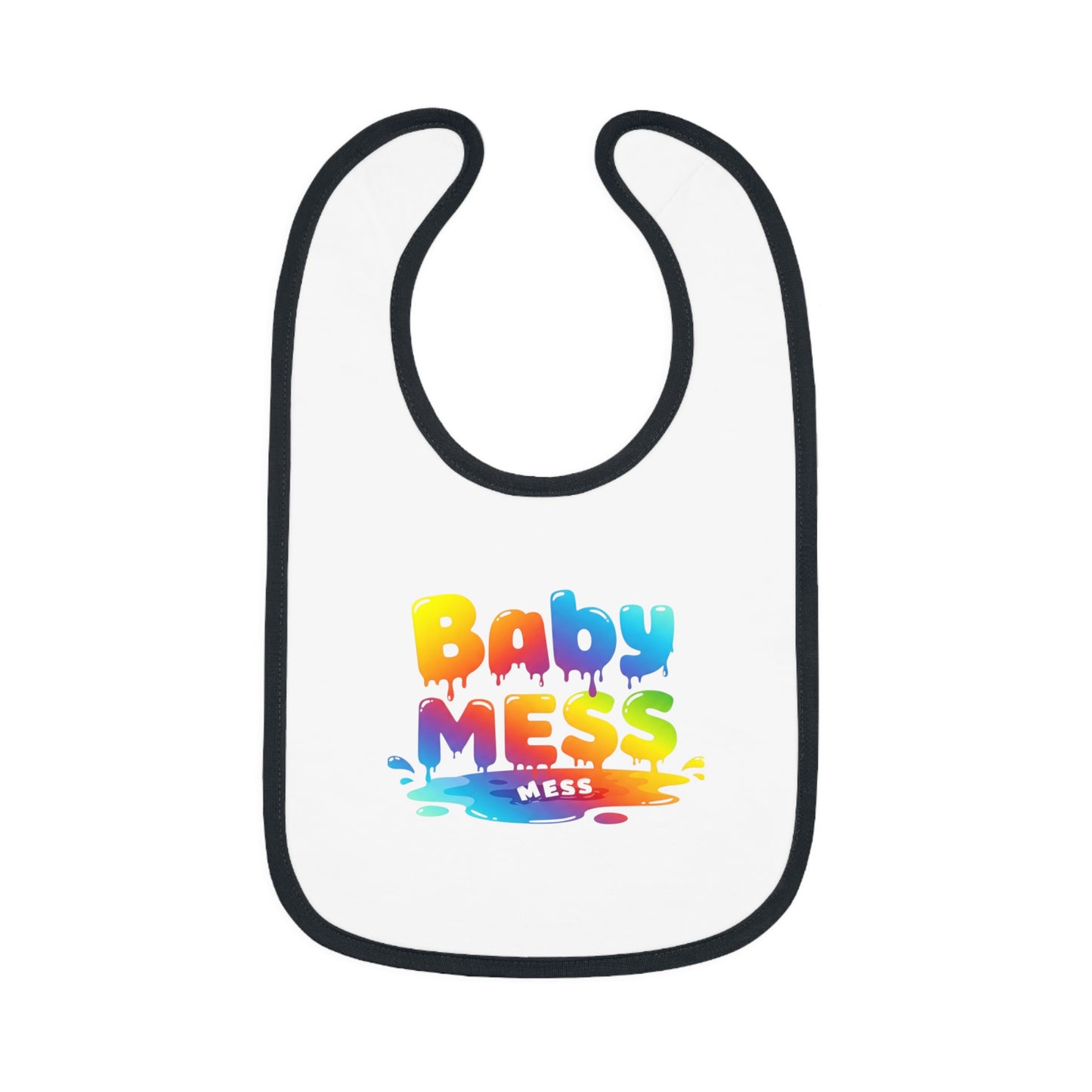 Baby Mess Rainbow Bib – Built for Dribbles, Styled for Giggles