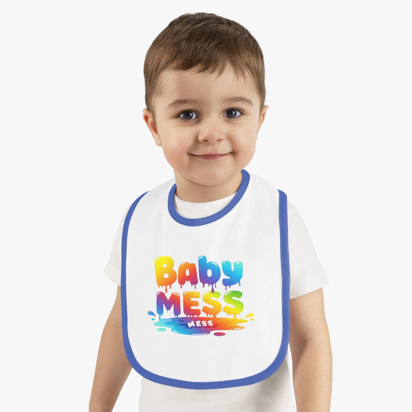Baby Mess Rainbow Bib – Built for Dribbles, Styled for Giggles