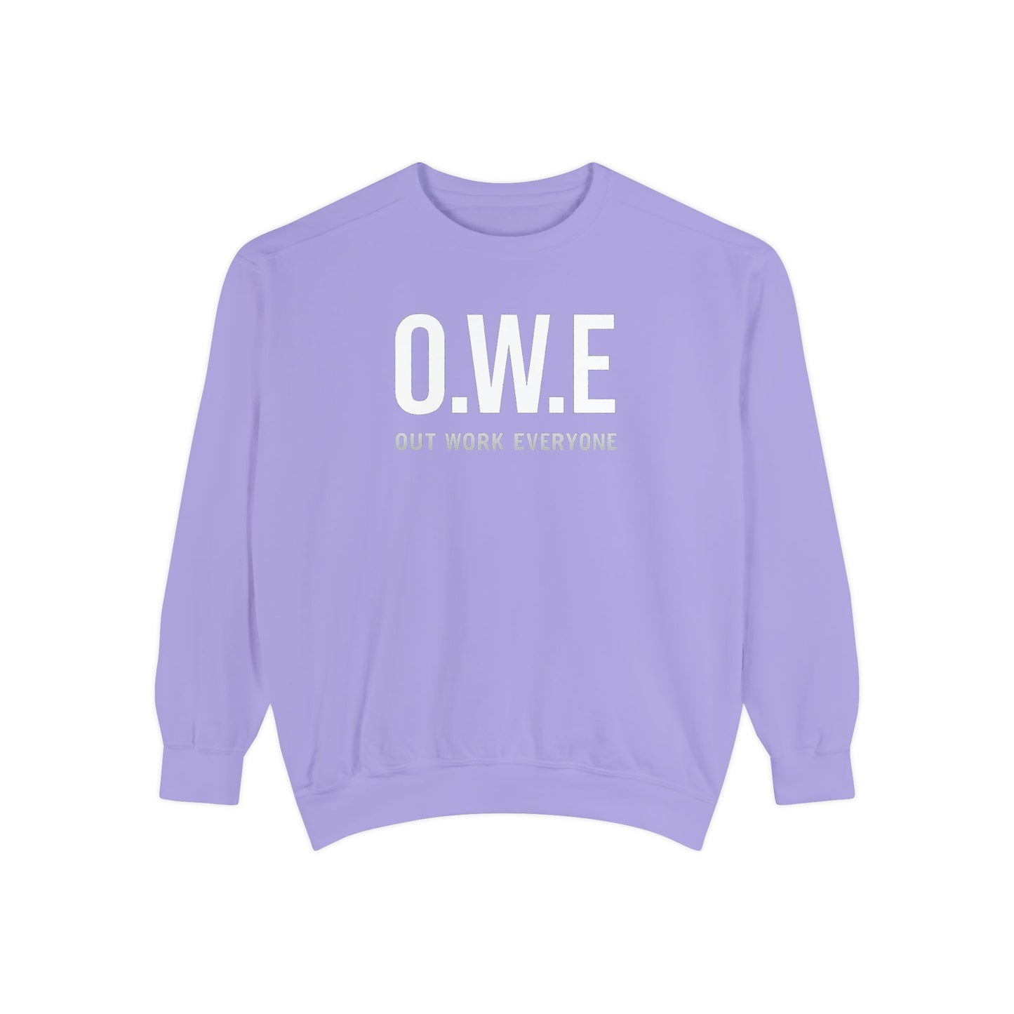 O.W.E. Women’s Sweatshirt – Streetwear Violet Edition