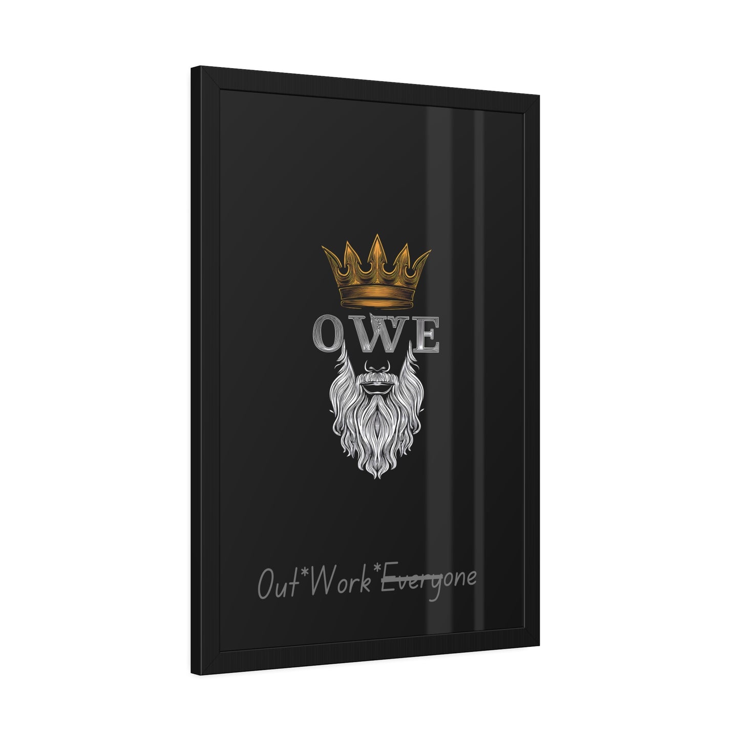 OWE Framed Poster – Mindset on the Wall, Legacy in Motion*