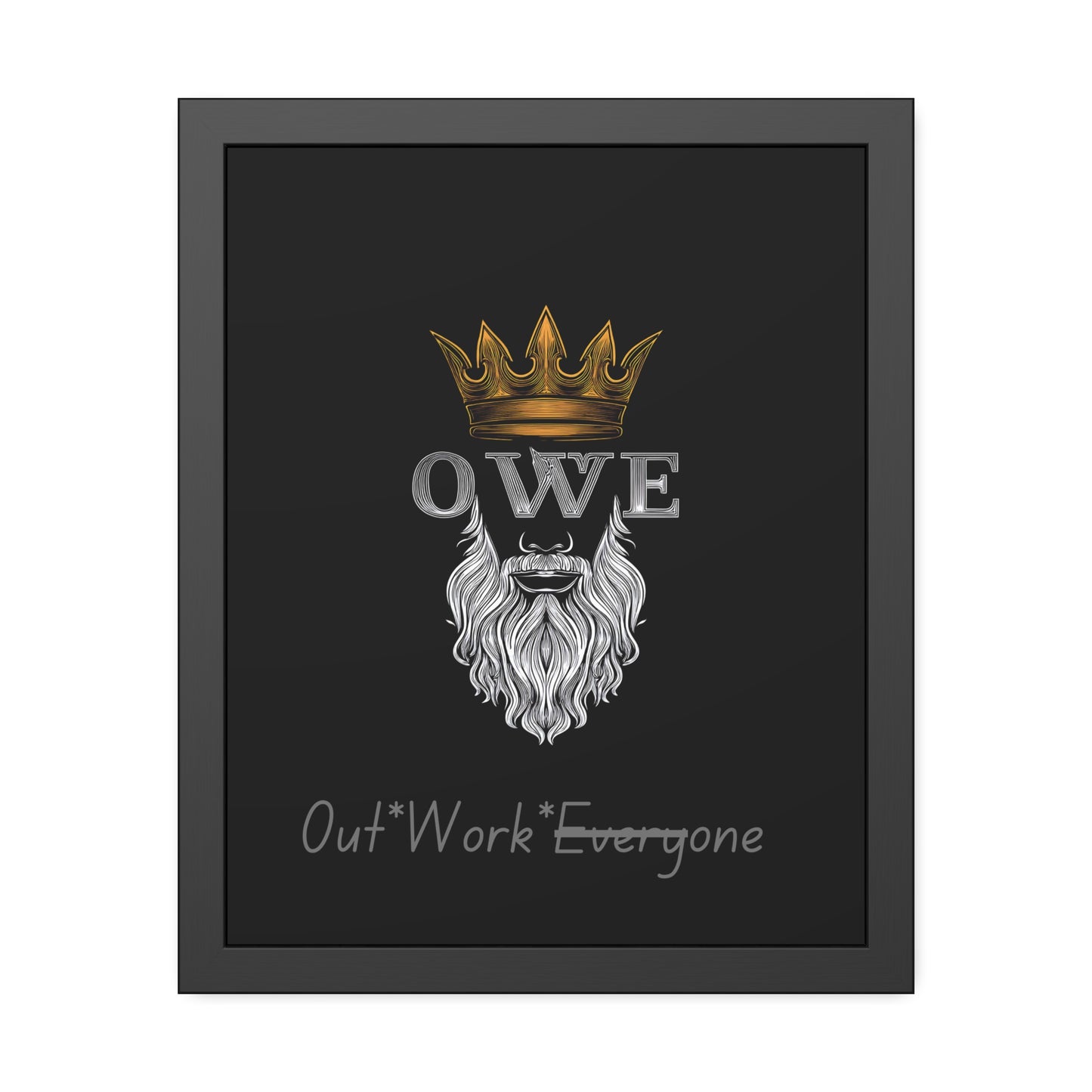 OWE Framed Poster – Mindset on the Wall, Legacy in Motion*