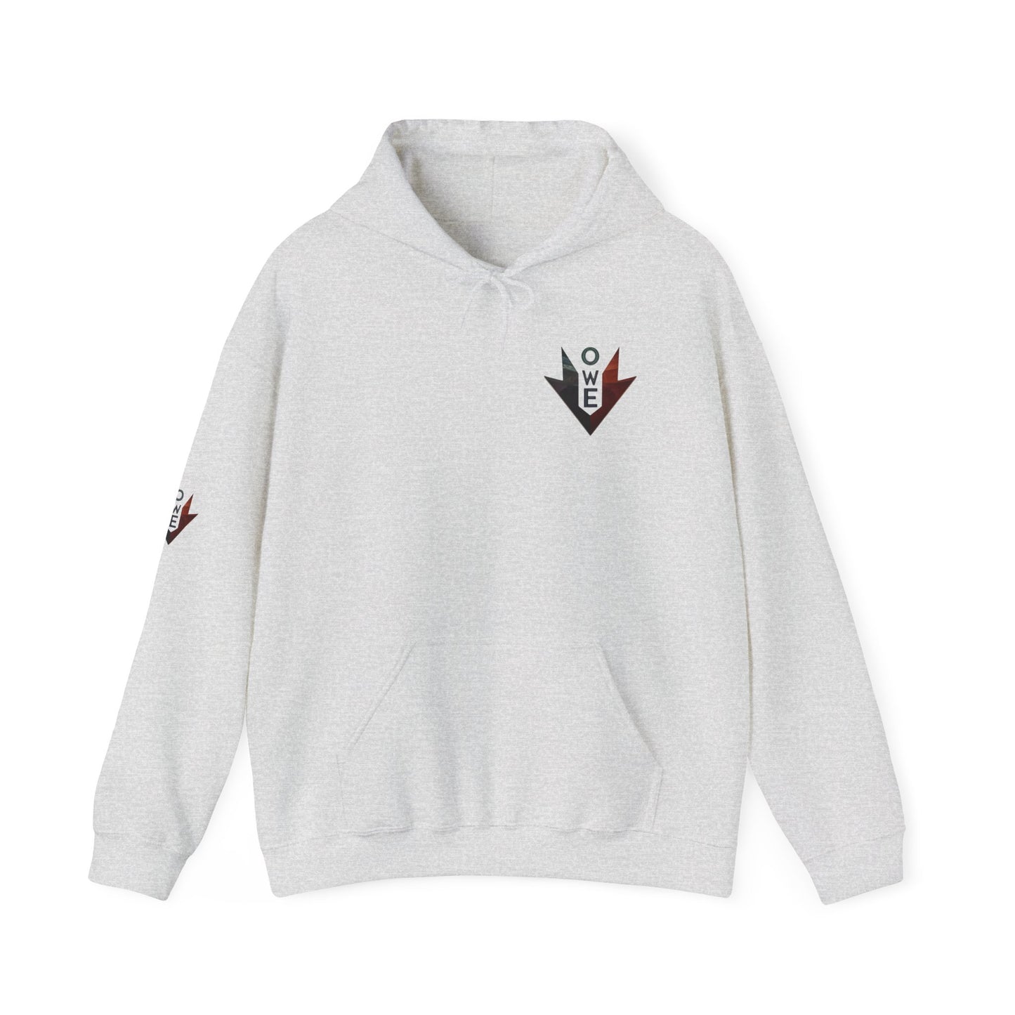 OWE Arrow Hoodie – Built for the Climb. Branded for the Mindset.
