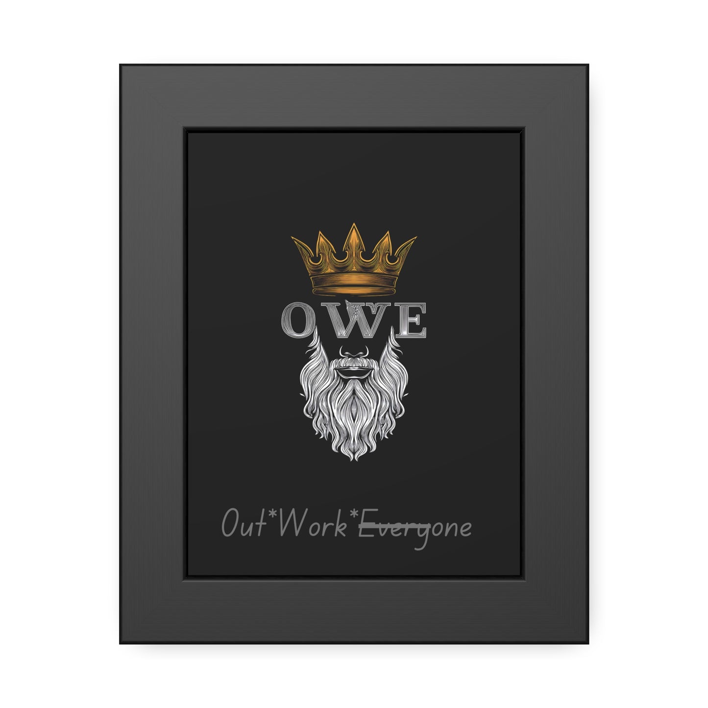 OWE Framed Poster – Mindset on the Wall, Legacy in Motion*