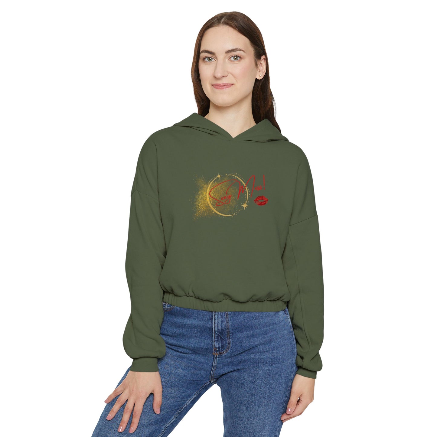 Sexy Mess Cinched Hoodie – Cozy Confidence with a Curve-Hugging Edge