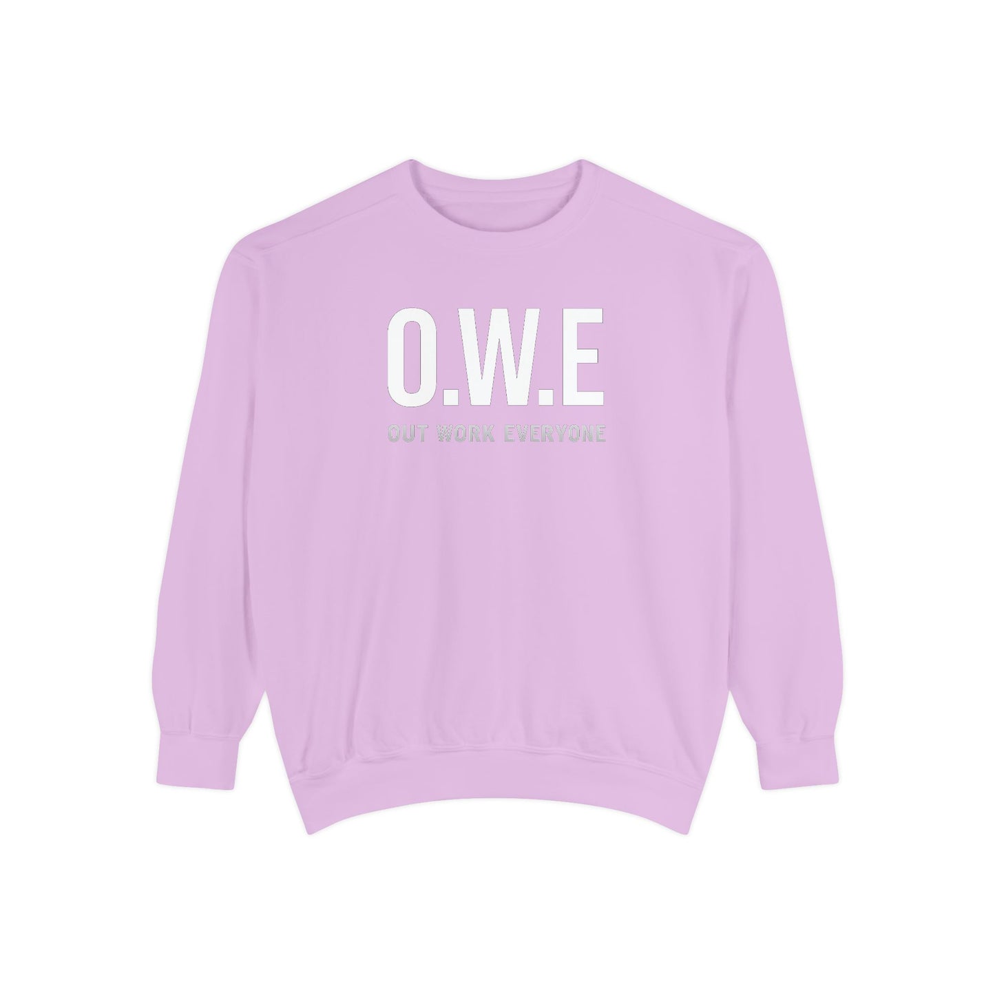 O.W.E. Women’s Sweatshirt – Streetwear Violet Edition