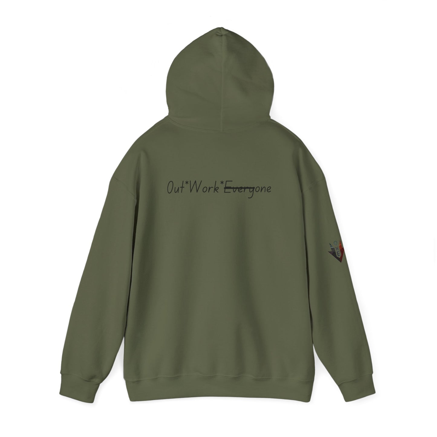 OWE Arrow Hoodie – Built for the Climb. Branded for the Mindset.