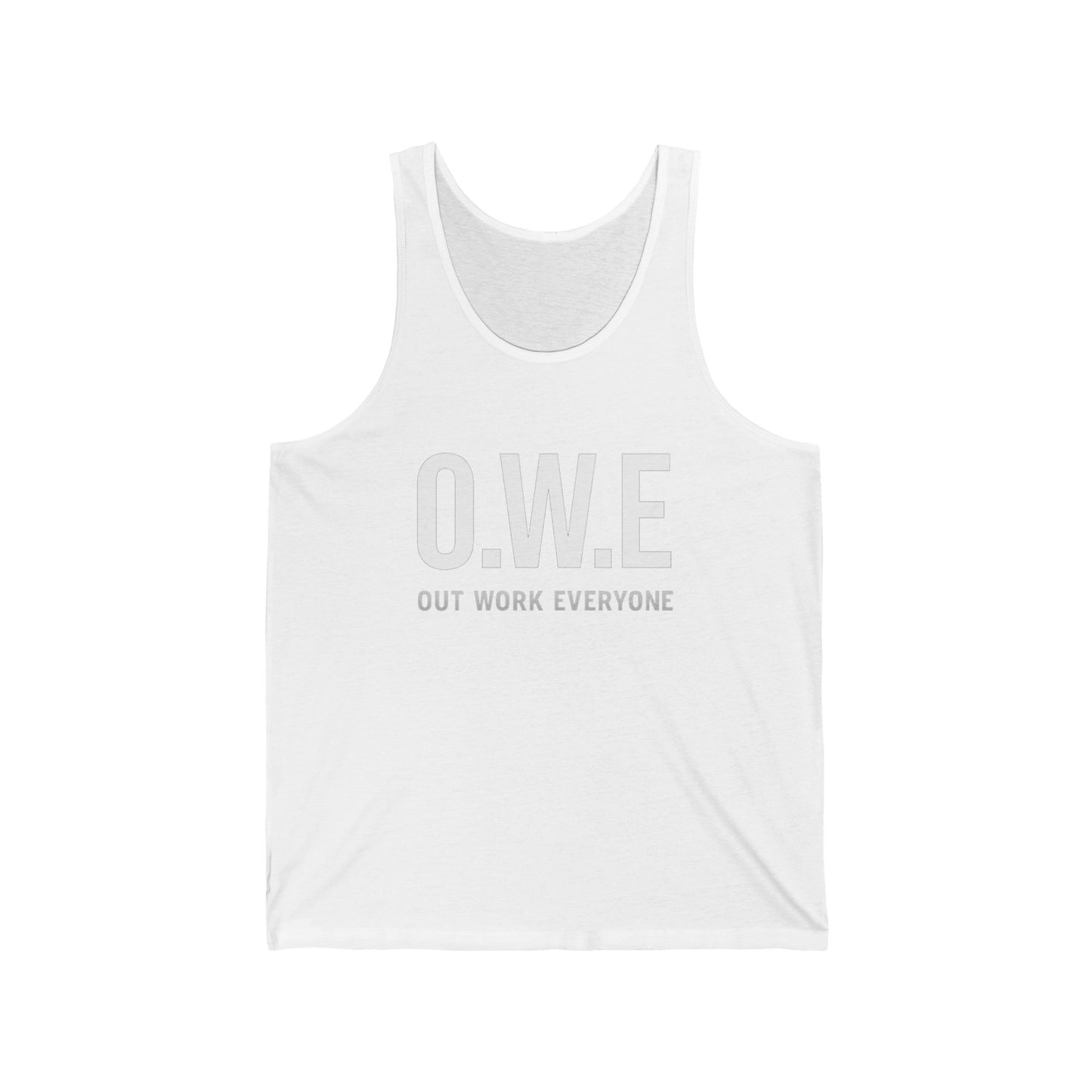 O.W.E. Men’s Tank Top – “Out Work Everyone” Edition (Navy)