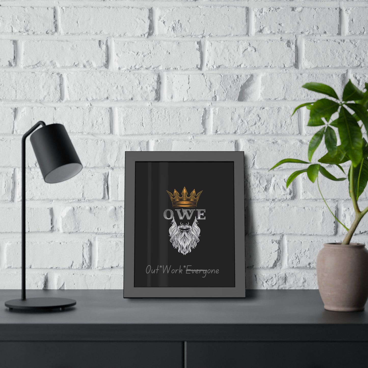 OWE Framed Poster – Mindset on the Wall, Legacy in Motion*