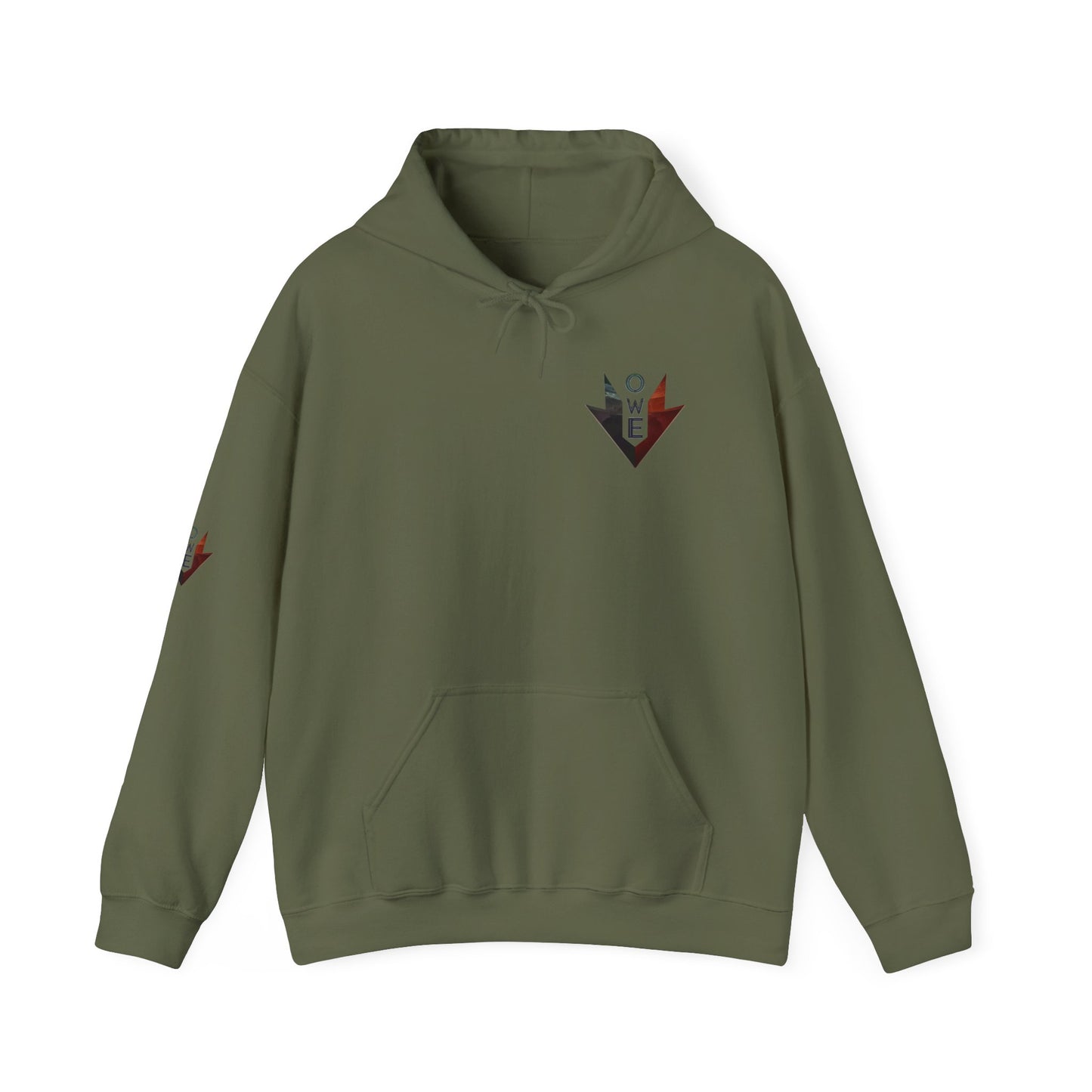 OWE Arrow Hoodie – Built for the Climb. Branded for the Mindset.
