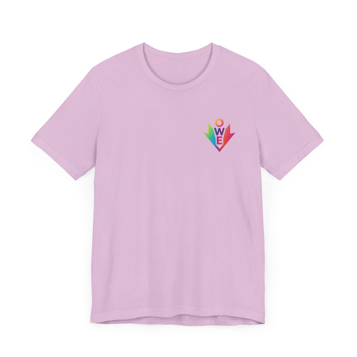 Colorful OWE Unisex Jersey Tee - Casual & Fun Style for Everyday Wear