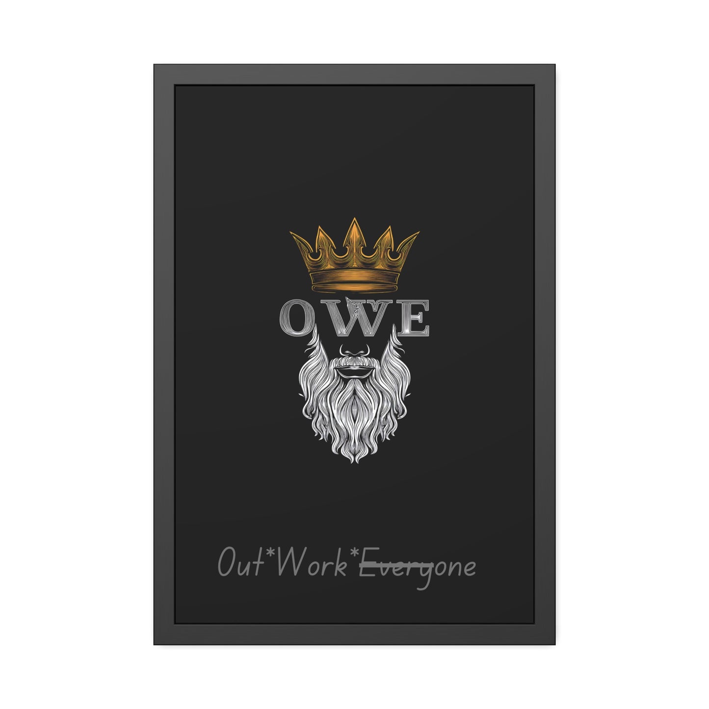 OWE Framed Poster – Mindset on the Wall, Legacy in Motion*