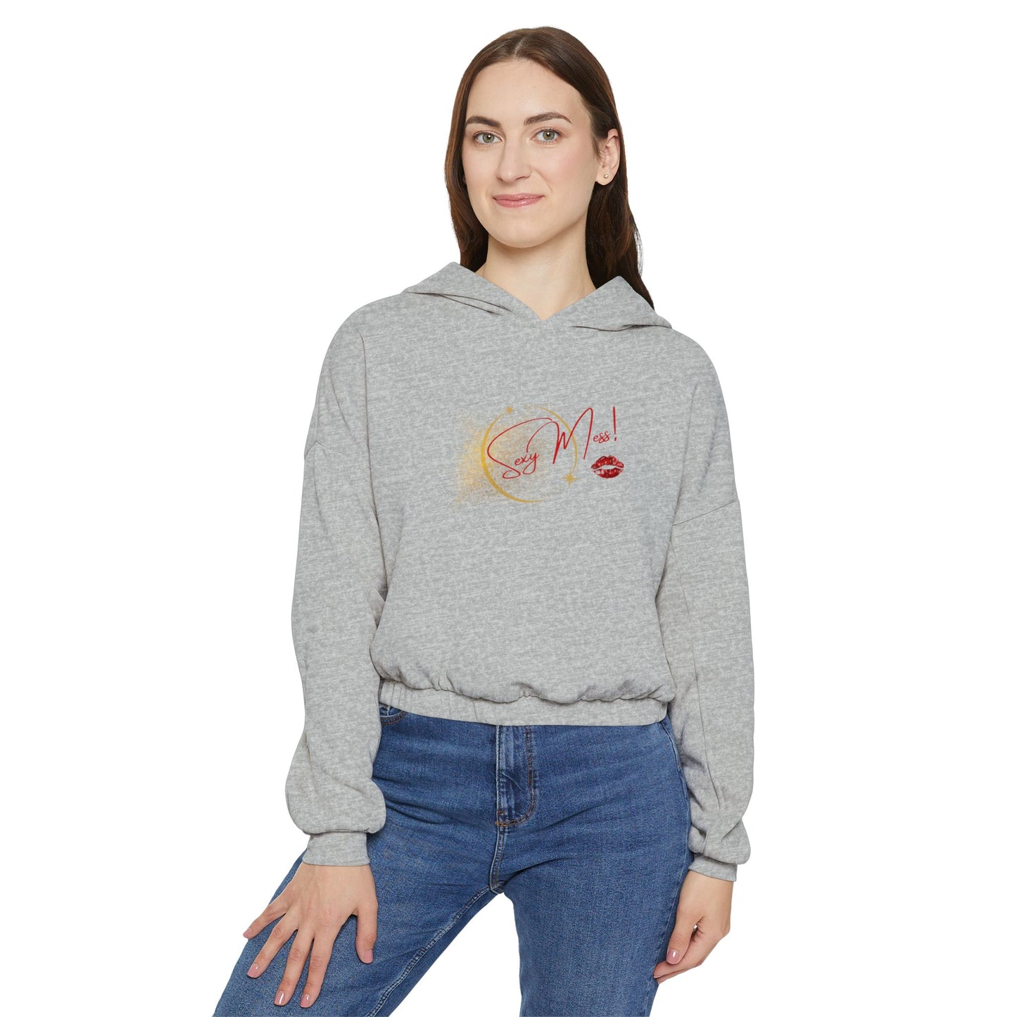 Sexy Mess Cinched Hoodie – Cozy Confidence with a Curve-Hugging Edge