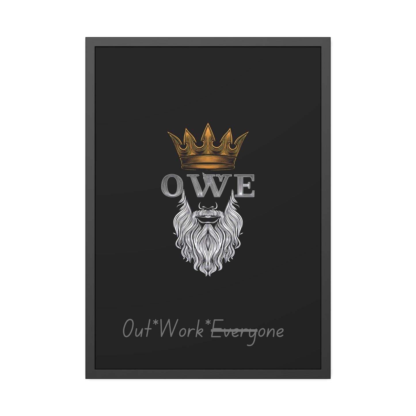 OWE Framed Poster – Mindset on the Wall, Legacy in Motion*