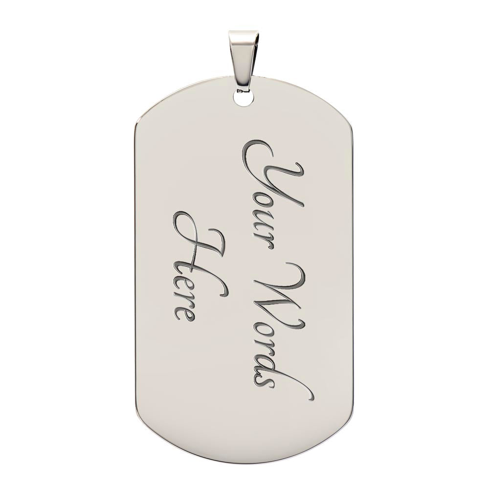π₯ GET OUT THE BOX.β’ Dog Tag β No Limits. No Excuses.