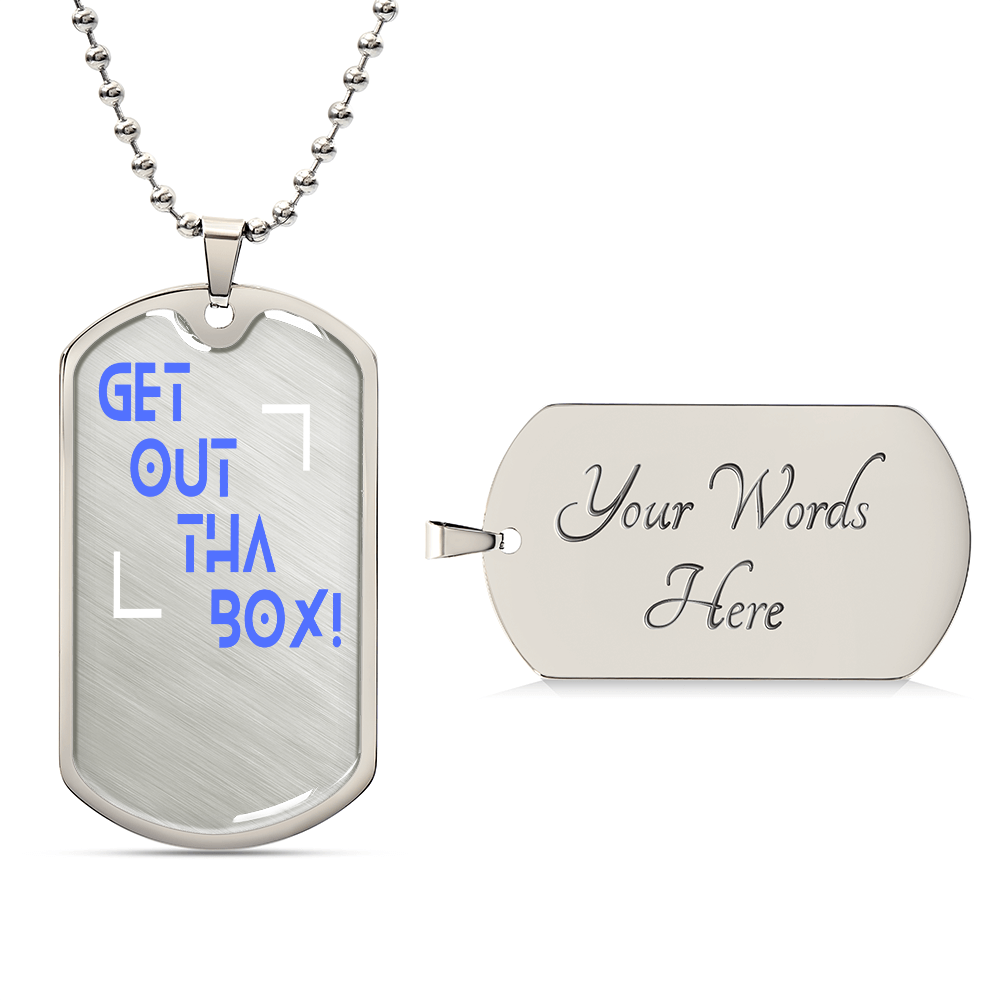 π₯ GET OUT THE BOX.β’ Dog Tag β No Limits. No Excuses.