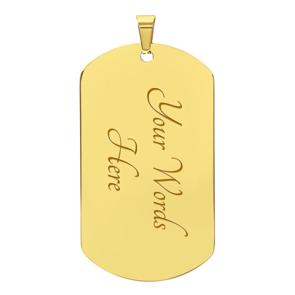 π₯ GET OUT THE BOX.β’ Dog Tag β No Limits. No Excuses.