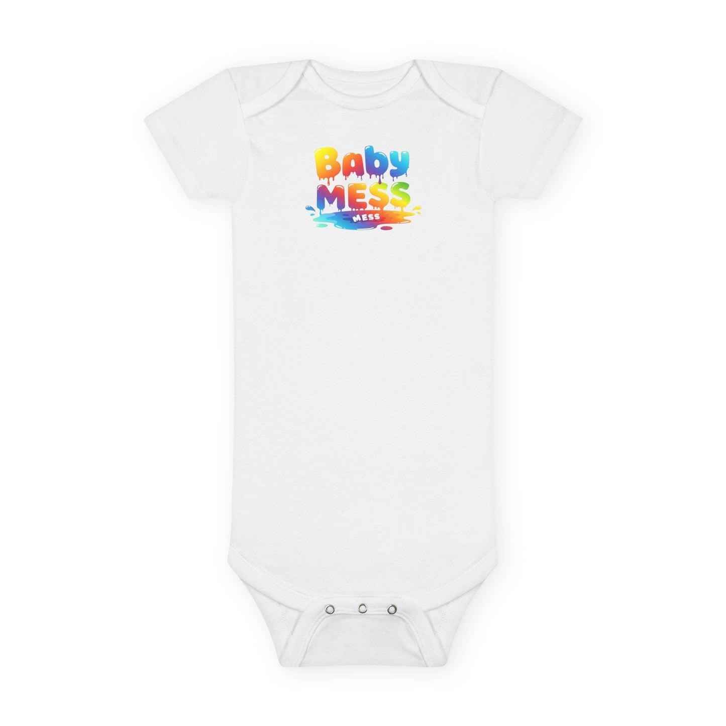 Baby Mess Organic Bodysuit – Soft on Skin, Big on Personality by Out.Work.Everyone – Kids clothes