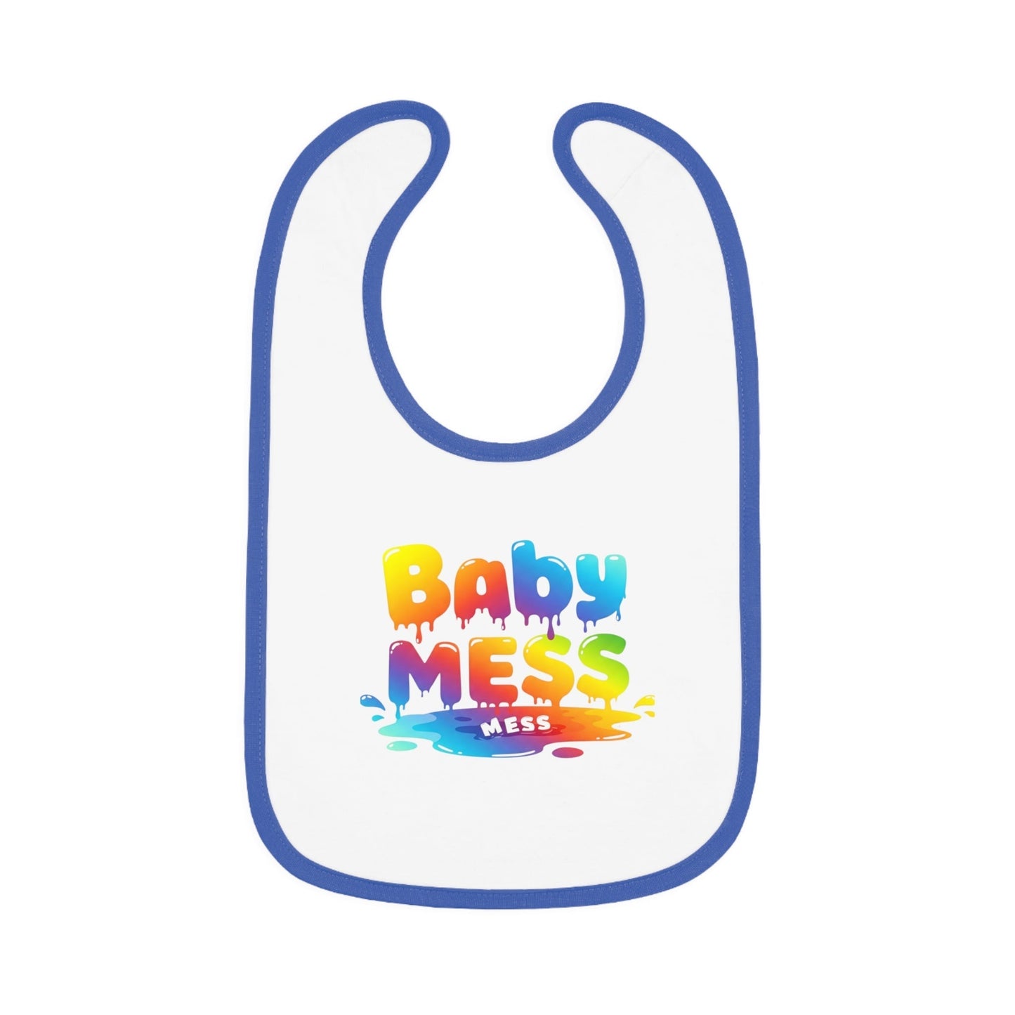 Baby Mess Rainbow Bib – Built for Dribbles, Styled for Giggles by Out.Work.Everyone – Kids clothes