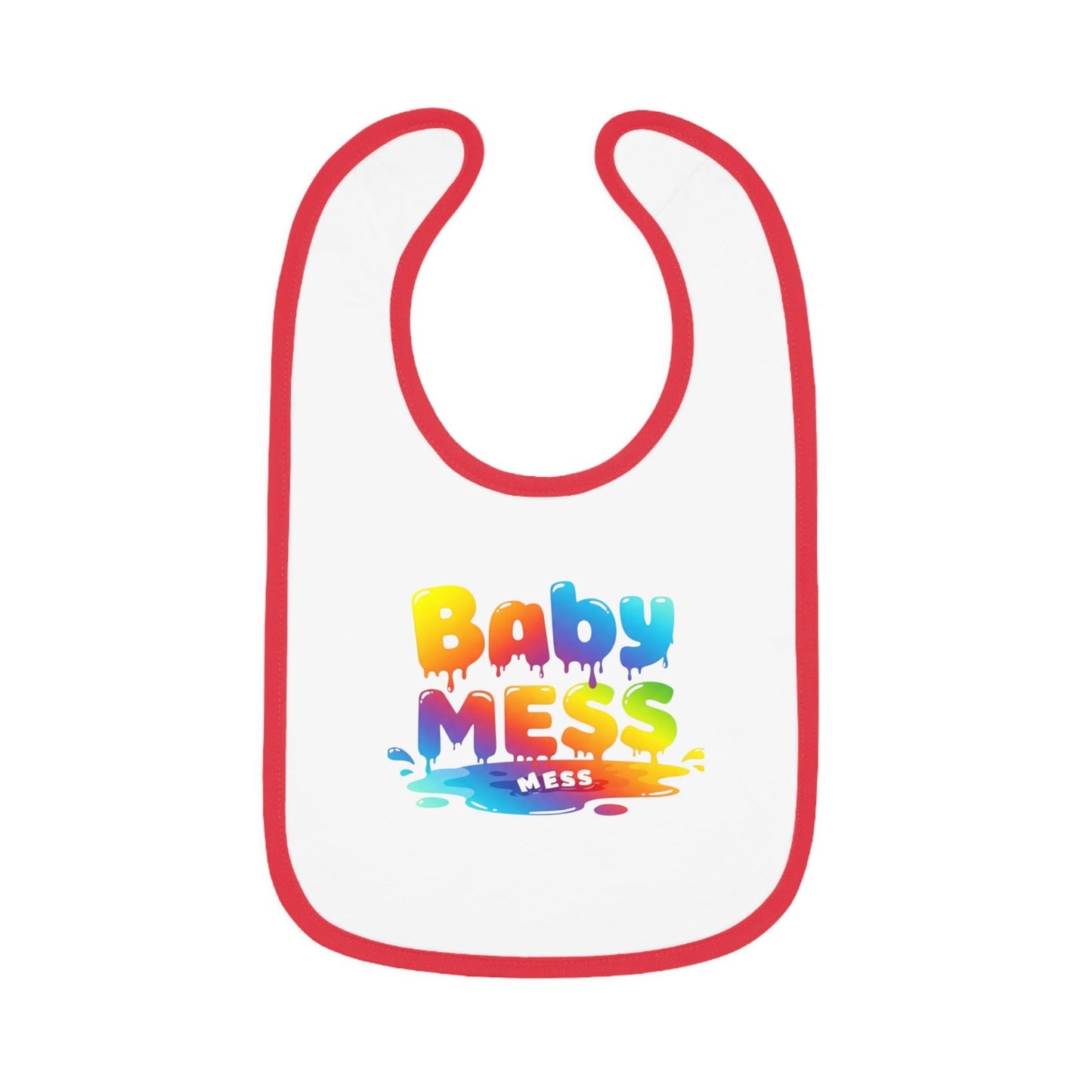 Baby Mess Rainbow Bib – Built for Dribbles, Styled for Giggles by Out.Work.Everyone – Kids clothes