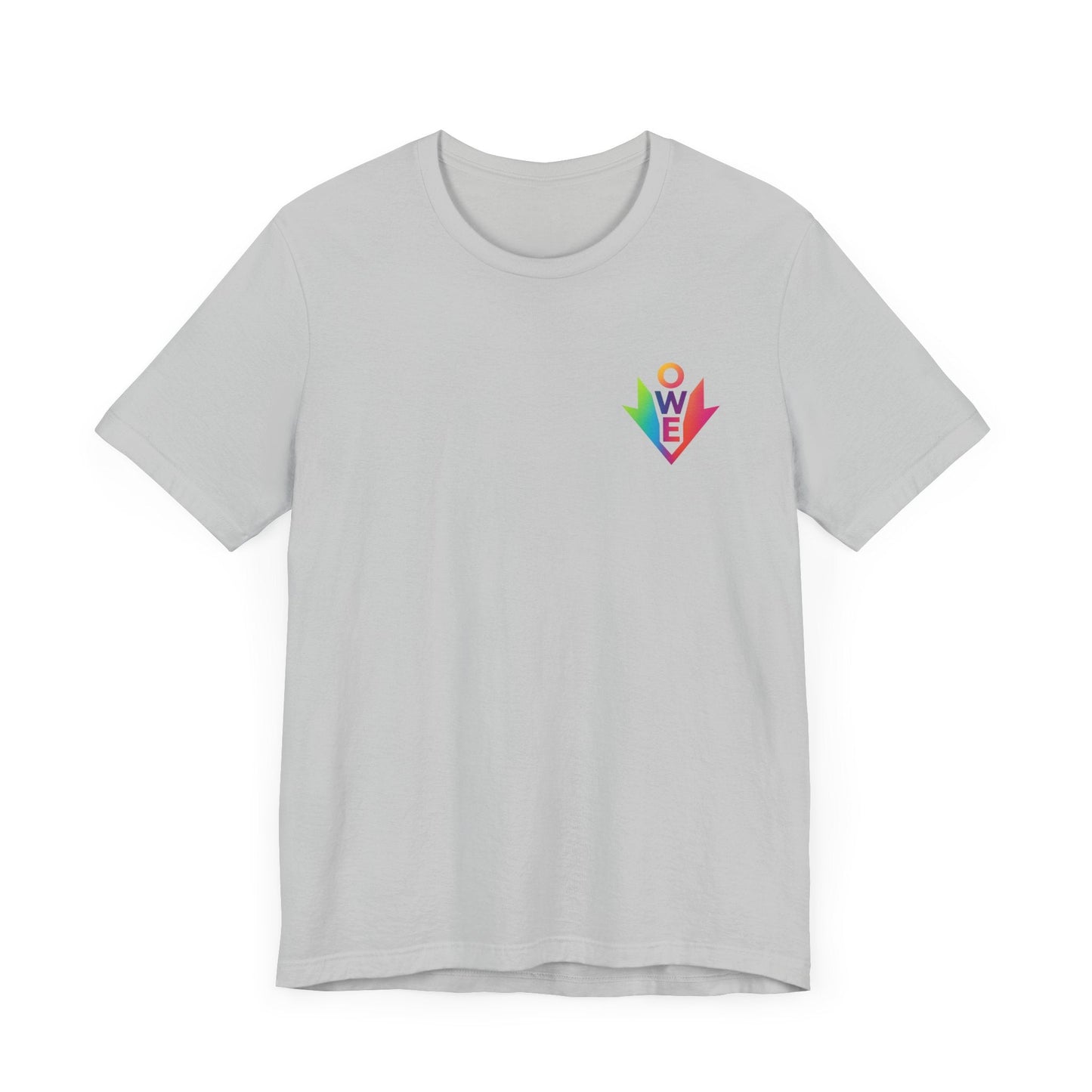 Colorful OWE Unisex Jersey Tee - Casual & Fun Style for Everyday Wear by Out.Work.Everyone – T-Shirt