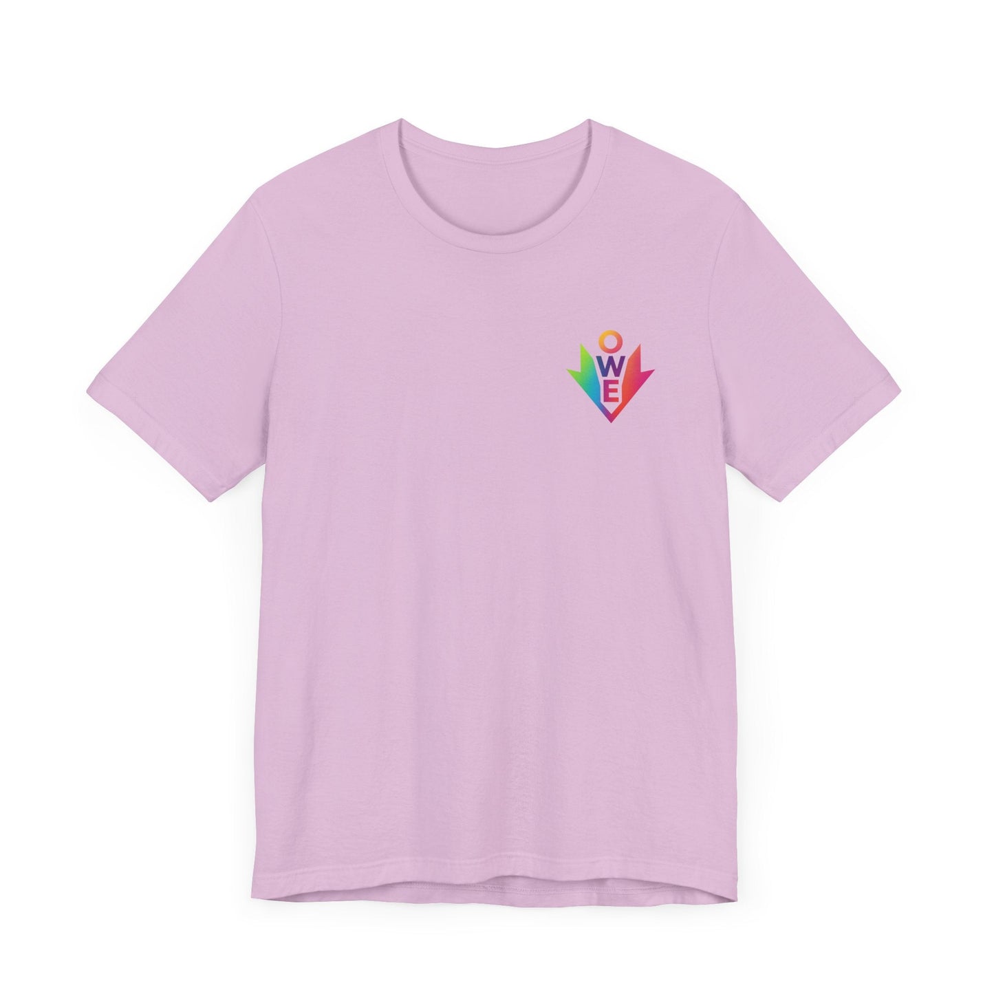 Colorful OWE Unisex Jersey Tee - Casual & Fun Style for Everyday Wear by Out.Work.Everyone – T-Shirt