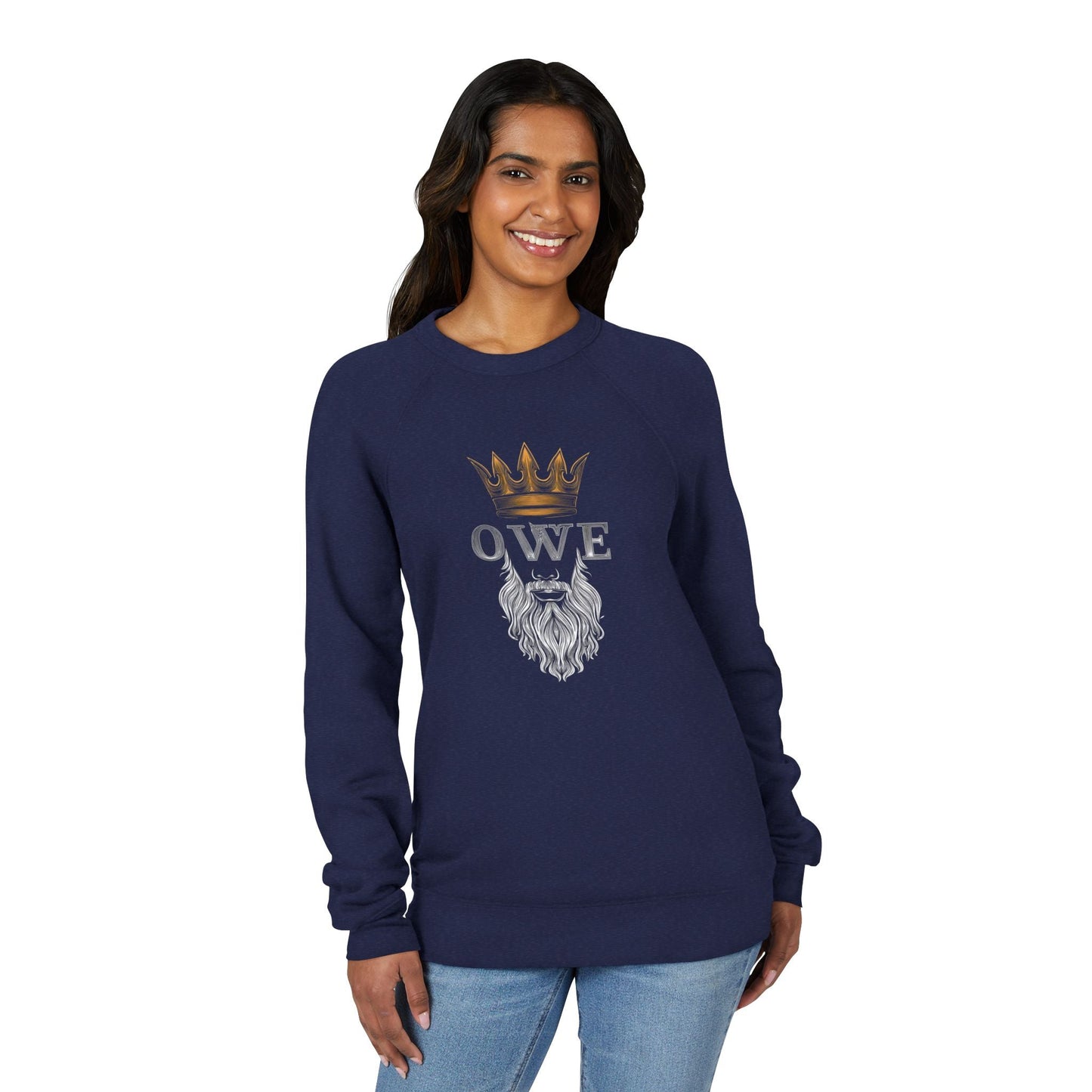Crown Beard Sweatshirt β Premium Unisex Fleece | O.W.E. Streetwear Motivation - Sweatshirt