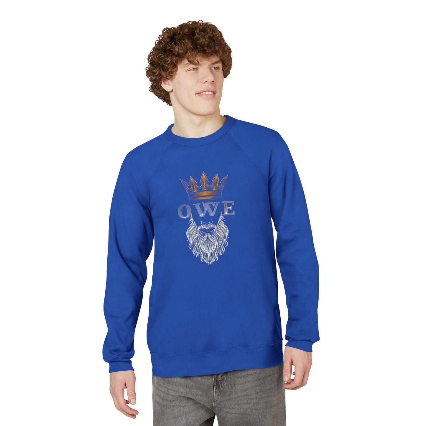 Crown Beard Sweatshirt β Premium Unisex Fleece | O.W.E. Streetwear Motivation - Sweatshirt