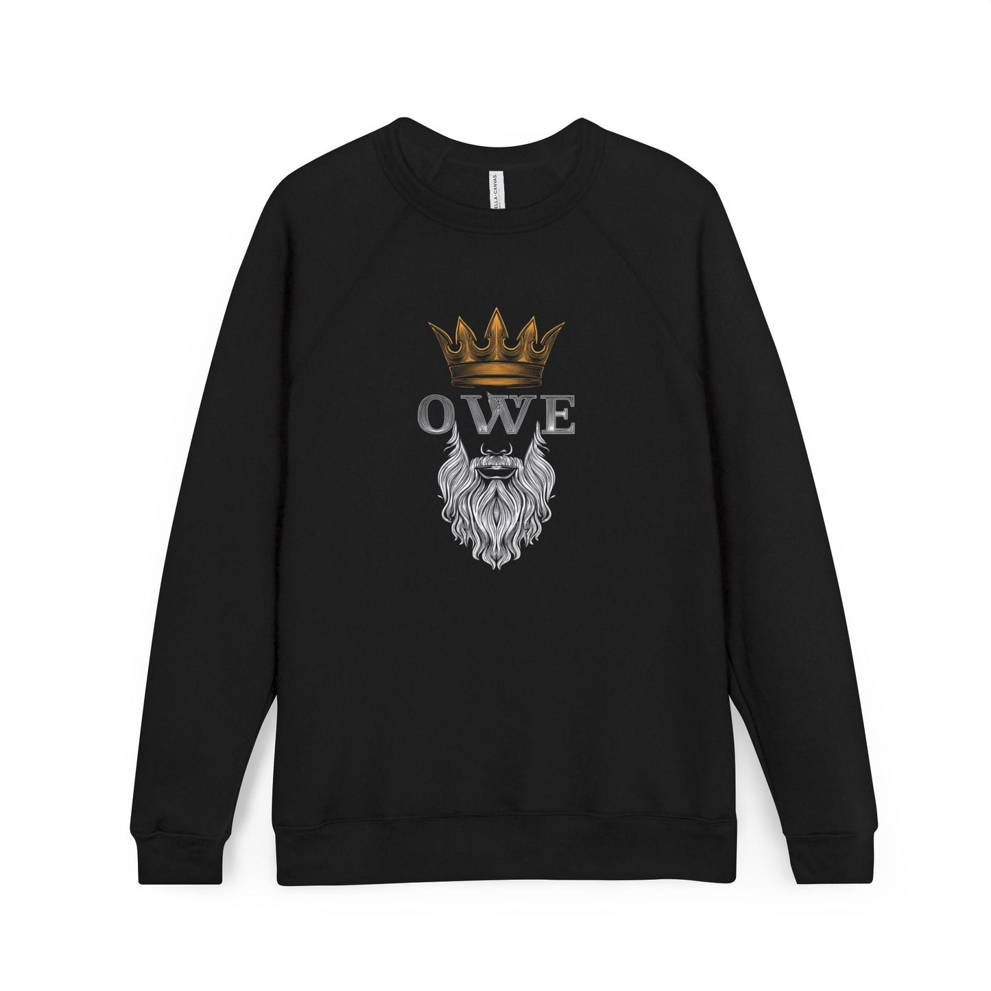 Crown Beard Sweatshirt β Premium Unisex Fleece | O.W.E. Streetwear Motivation - Sweatshirt