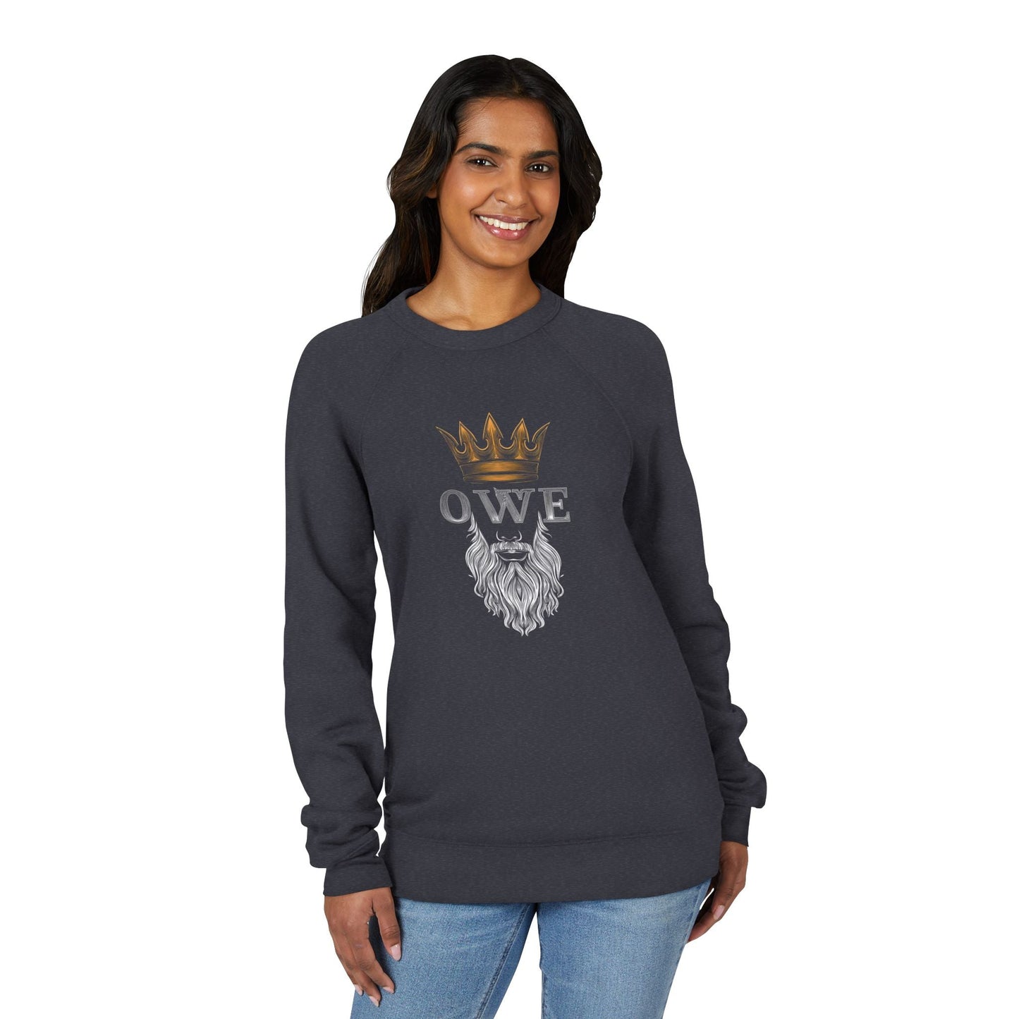 Crown Beard Sweatshirt β Premium Unisex Fleece | O.W.E. Streetwear Motivation - Sweatshirt
