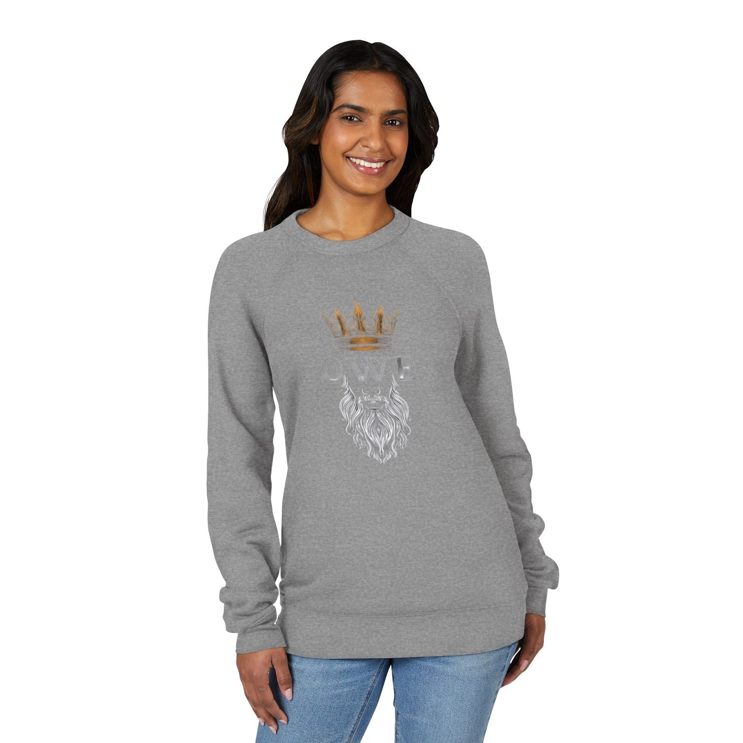 Crown Beard Sweatshirt β Premium Unisex Fleece | O.W.E. Streetwear Motivation - Sweatshirt