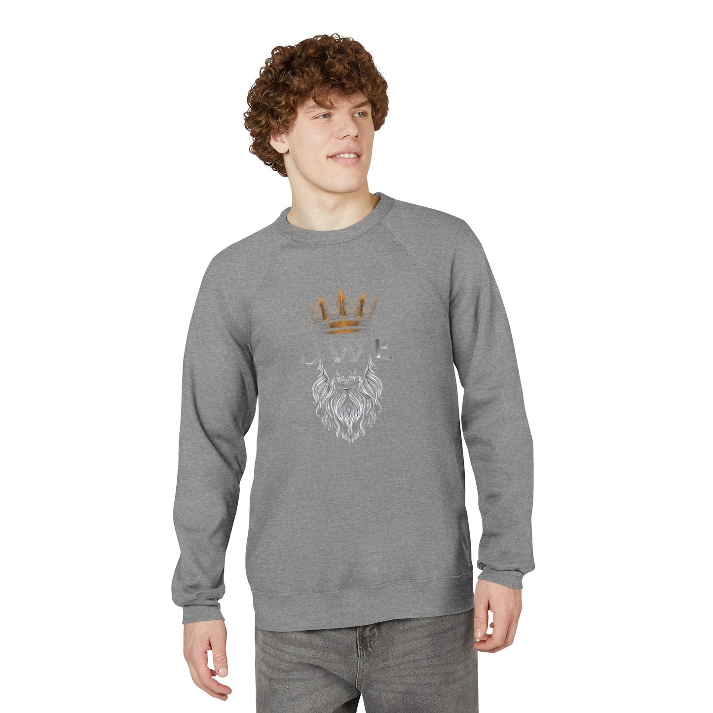 Crown Beard Sweatshirt β Premium Unisex Fleece | O.W.E. Streetwear Motivation - Sweatshirt