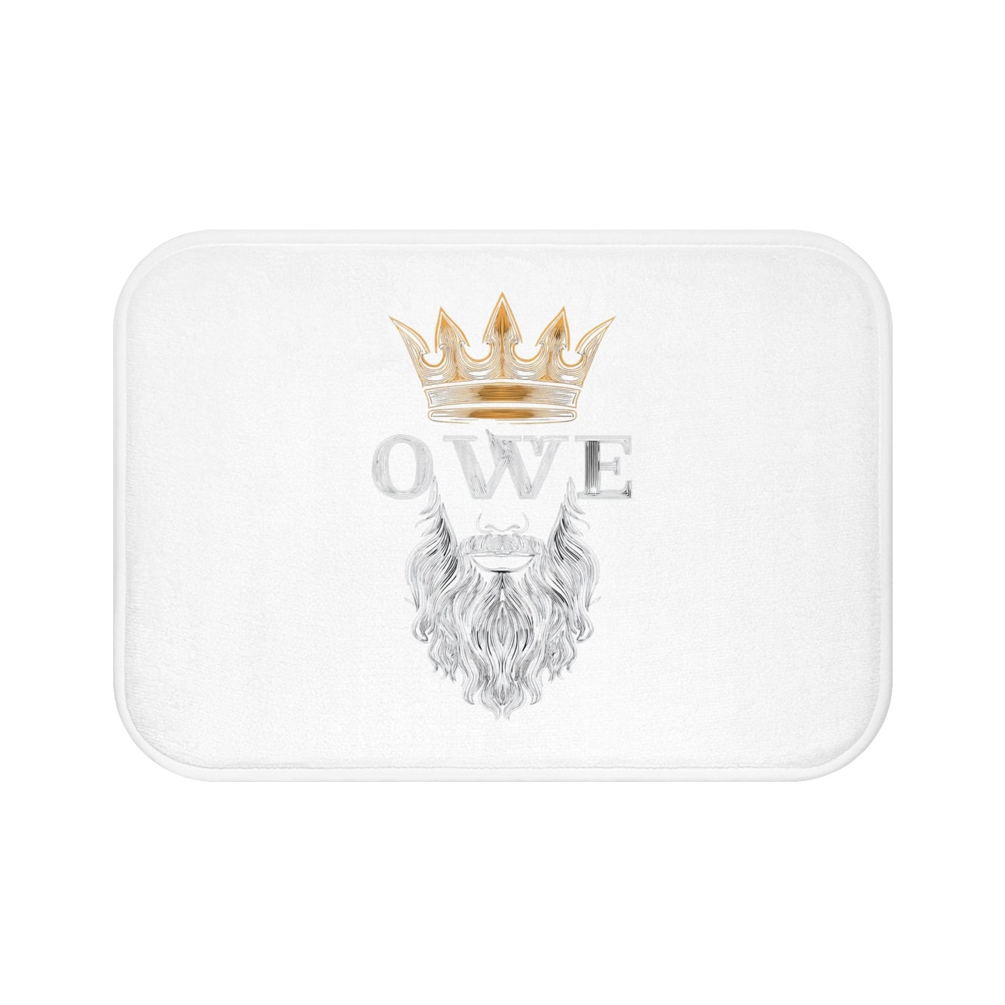 Majestic King Bath Mat – Rule Your Space with OWE Royalty by Out.Work.Everyone – Home Decor