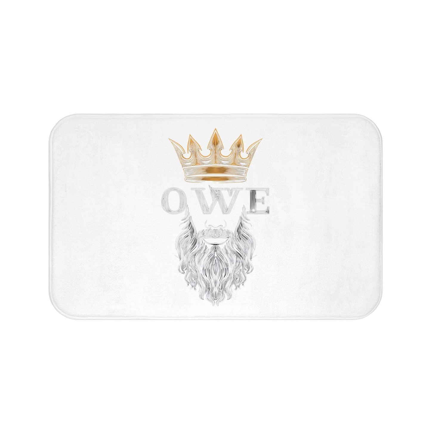 Majestic King Bath Mat – Rule Your Space with OWE Royalty by Out.Work.Everyone – Home Decor