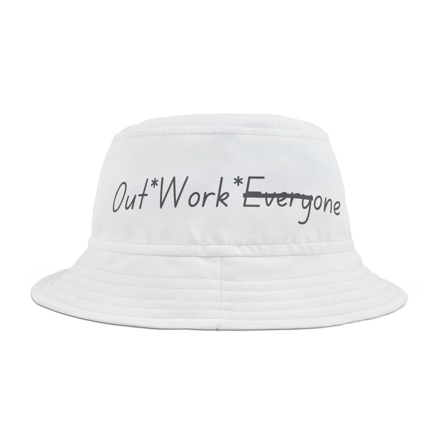 OWE AOP Bucket Hat – Hustle in Every Stitch. Legacy in Every Look.* by Out.Work.Everyone – Hats