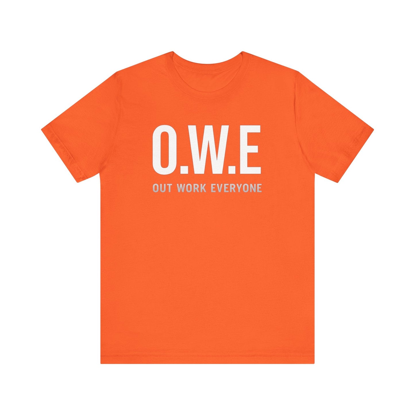 O.W.E Bold Tee – “Out Work Everyone” Edition (Black) by Out.Work.Everyone – T-Shirt
