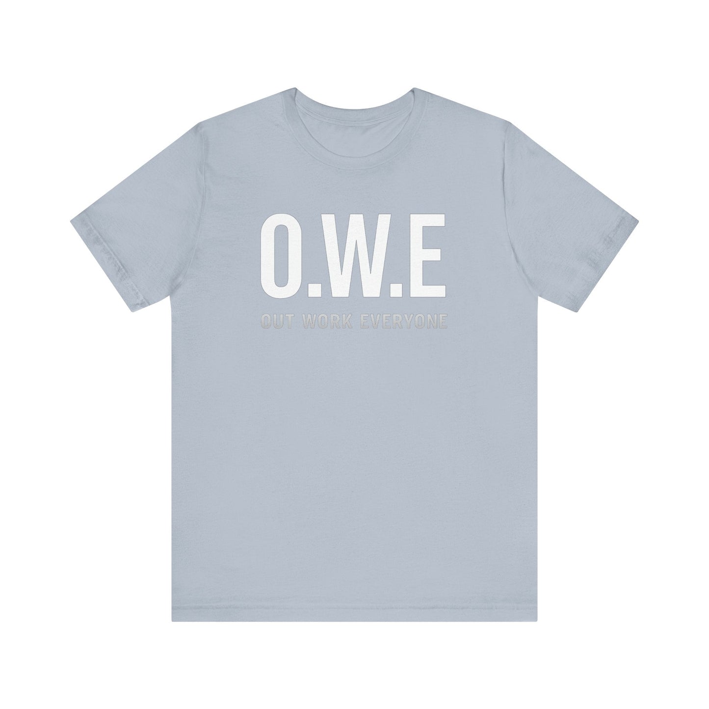 O.W.E Bold Tee – “Out Work Everyone” Edition (Black) by Out.Work.Everyone – T-Shirt