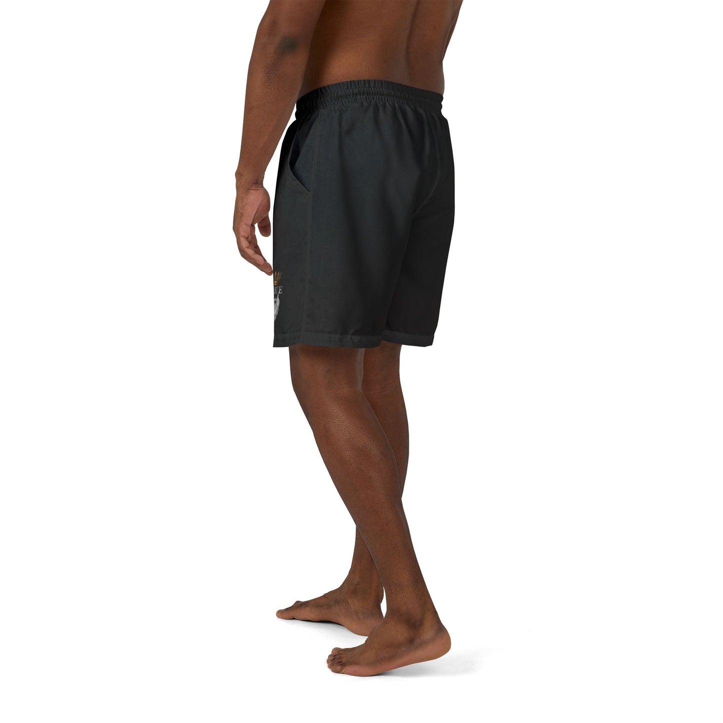 OWE Crowned Lion Swim Shorts – Rule the Water with Style by Out.Work.Everyone – All Over Prints