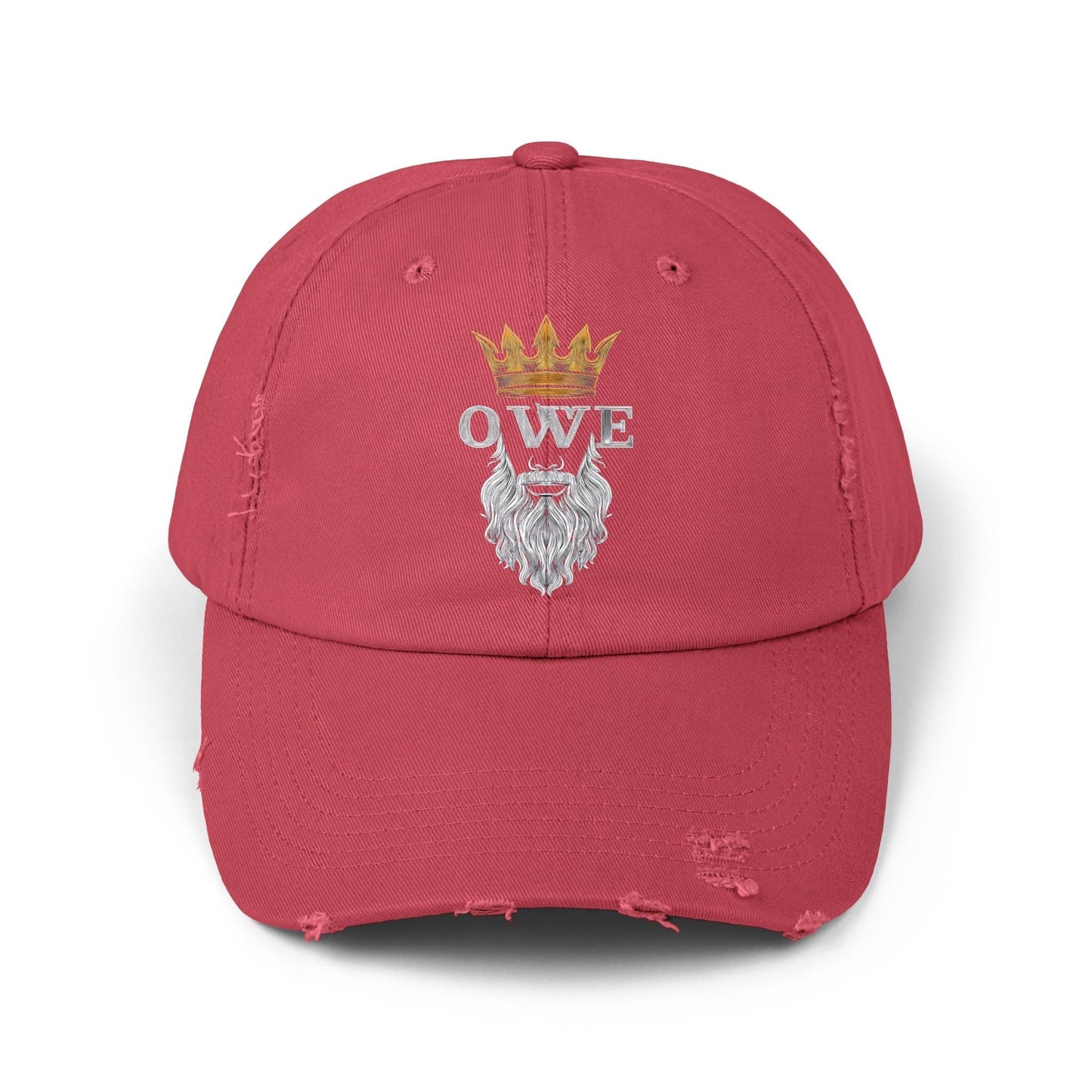 OWE Distressed Cap – Worn In. Dialed In. Outworking Everyone.* by Out.Work.Everyone – Hats