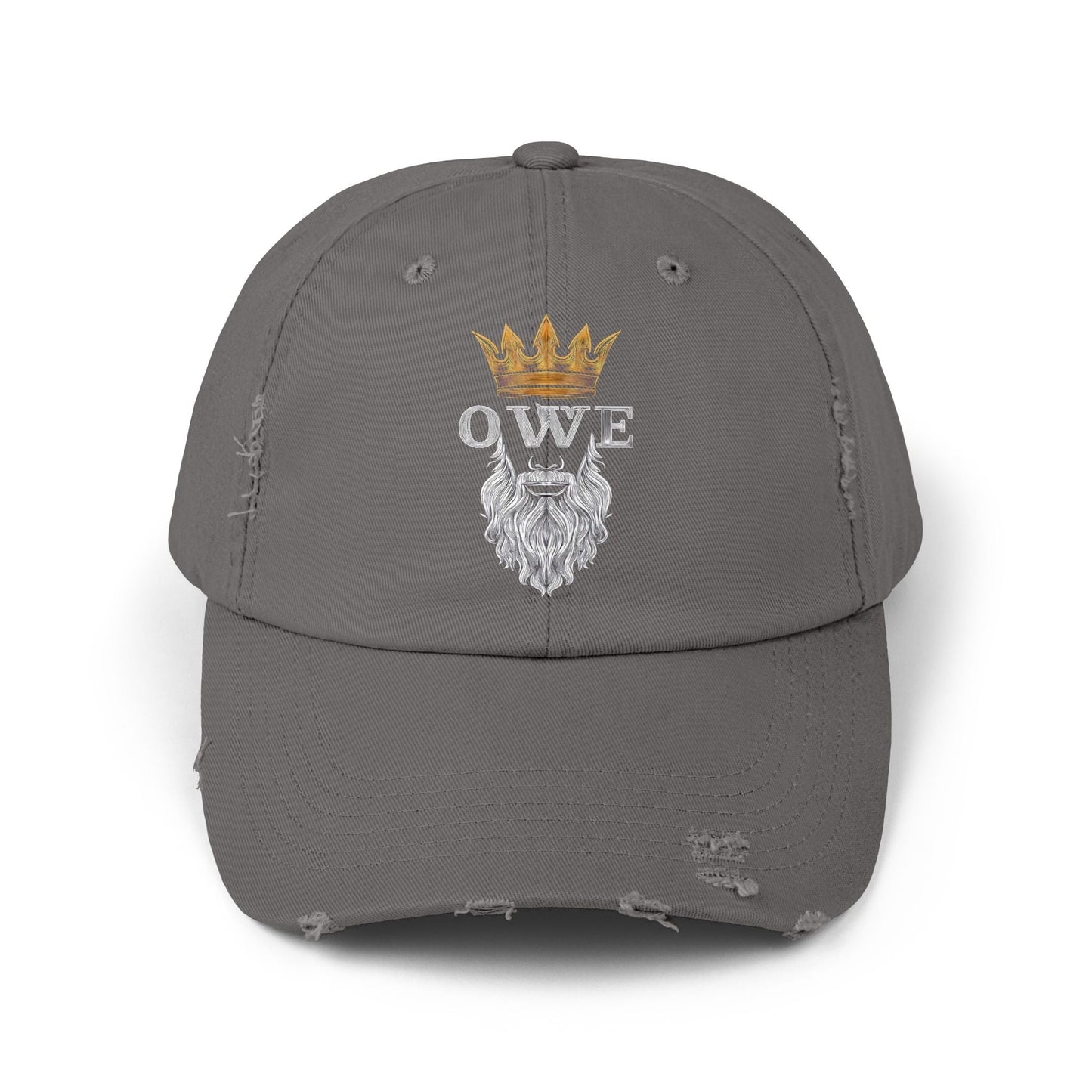 OWE Distressed Cap – Worn In. Dialed In. Outworking Everyone.* by Out.Work.Everyone – Hats