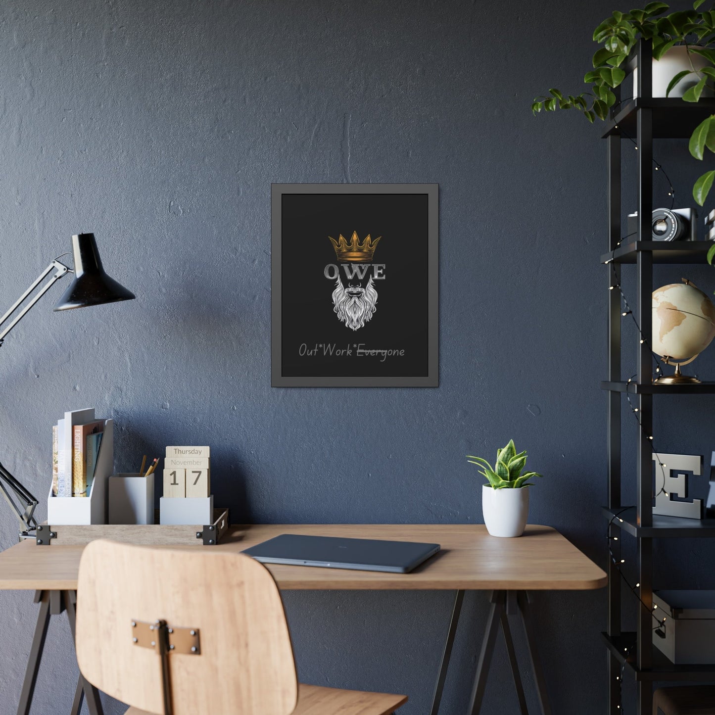 OWE Framed Poster – Mindset on the Wall, Legacy in Motion* by Out.Work.Everyone – Poster