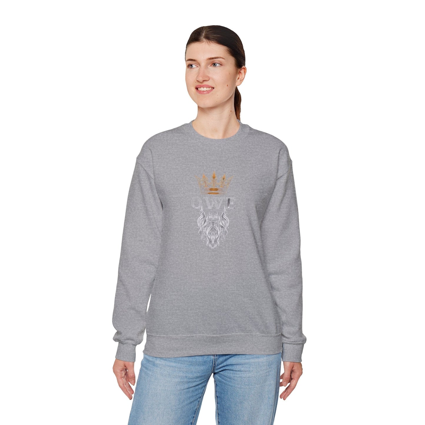 OWE Heavy Blend Crewneck – Built for Comfort. Backed by Grind.* by Out.Work.Everyone – Sweatshirt