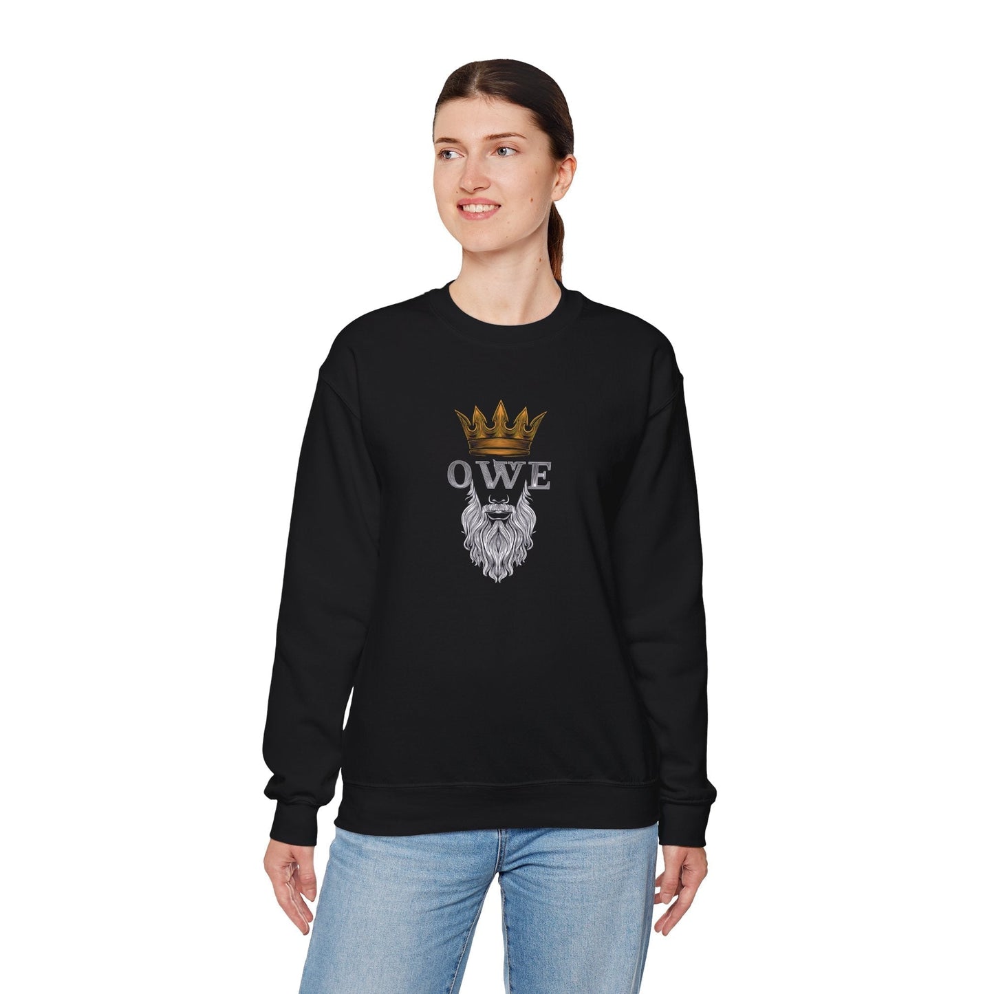 OWE Heavy Blend Crewneck – Built for Comfort. Backed by Grind.* by Out.Work.Everyone – Sweatshirt