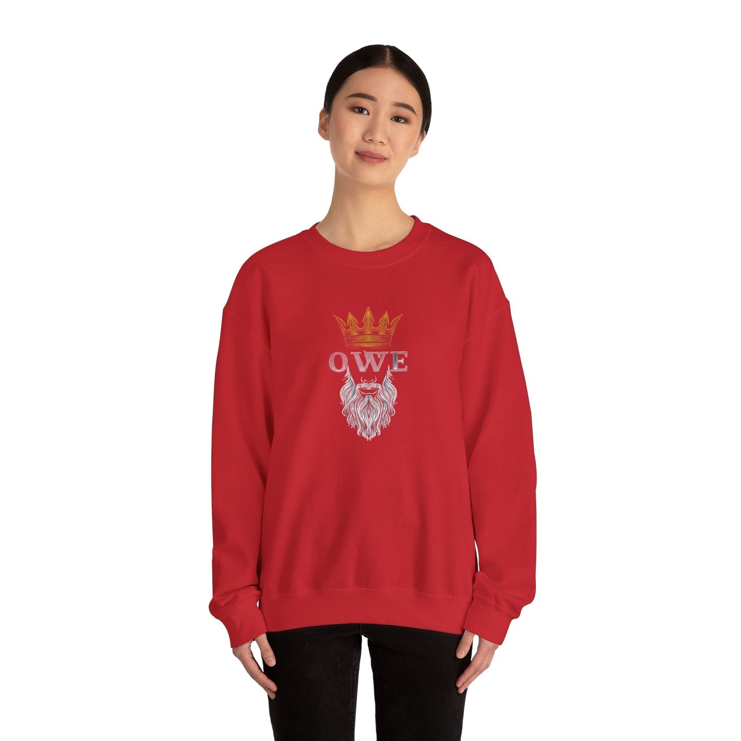 OWE Heavy Blend Crewneck – Built for Comfort. Backed by Grind.* by Out.Work.Everyone – Sweatshirt
