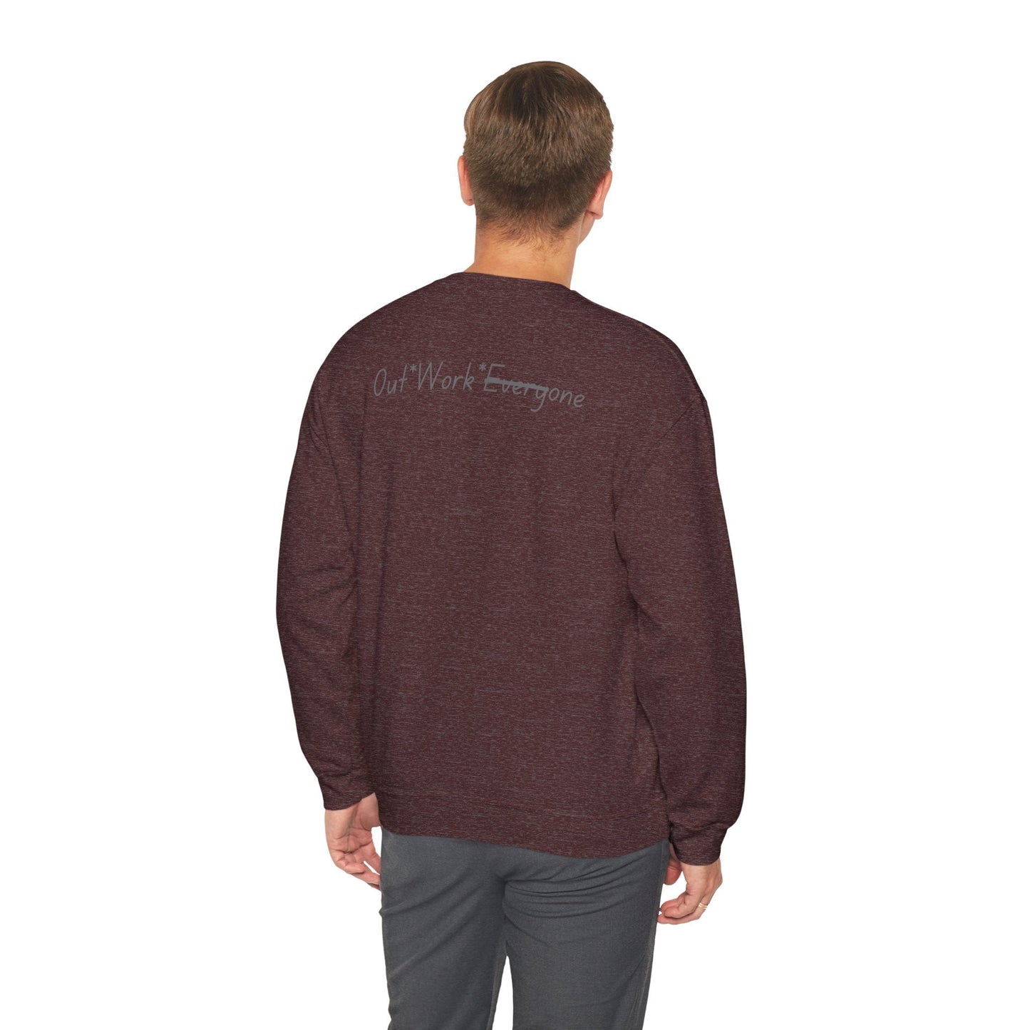 OWE Heavy Blend Crewneck – Built for Comfort. Backed by Grind.* by Out.Work.Everyone – Sweatshirt