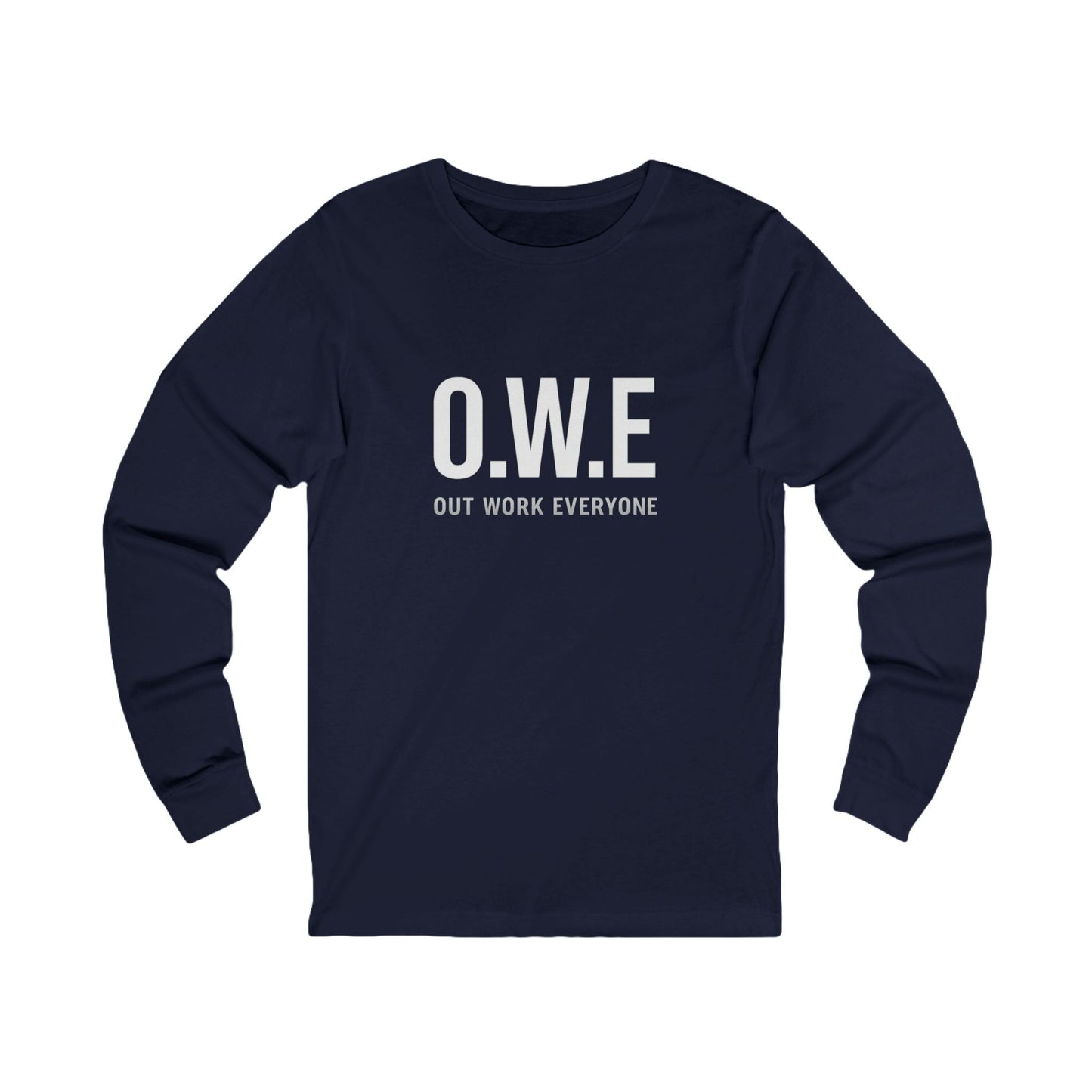 O.W.E. Long Sleeve Tee – Men’s Empowerment Edition (Red) by Out.Work.Everyone – Long - sleeve