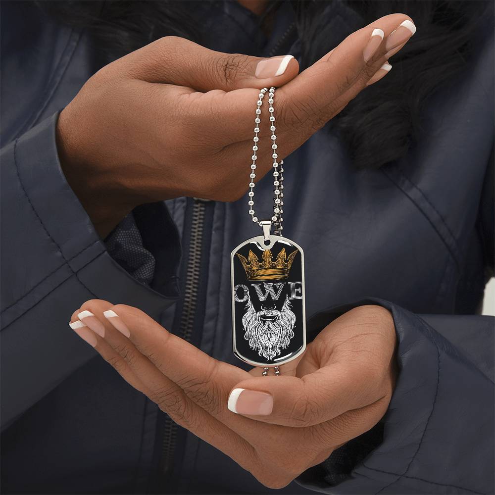 🛡️ O.W.E.™ Signature Dog Tag – Mindset in Metal by Out.Work.Everyone – Jewelry