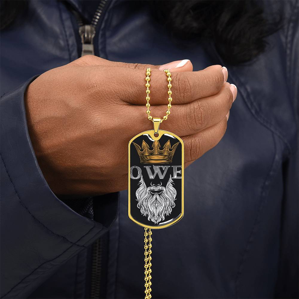🛡️ O.W.E.™ Signature Dog Tag – Mindset in Metal by Out.Work.Everyone – Jewelry
