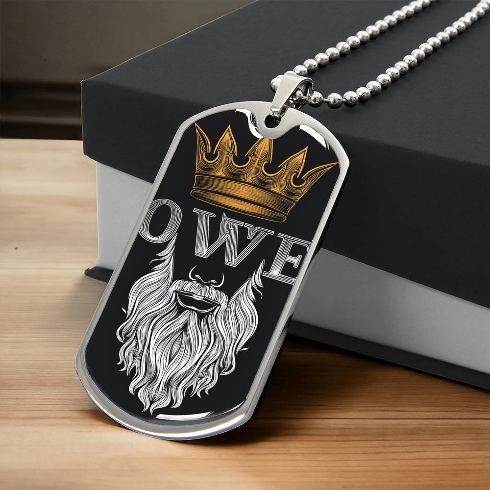 🛡️ O.W.E.™ Signature Dog Tag – Mindset in Metal by Out.Work.Everyone – Jewelry