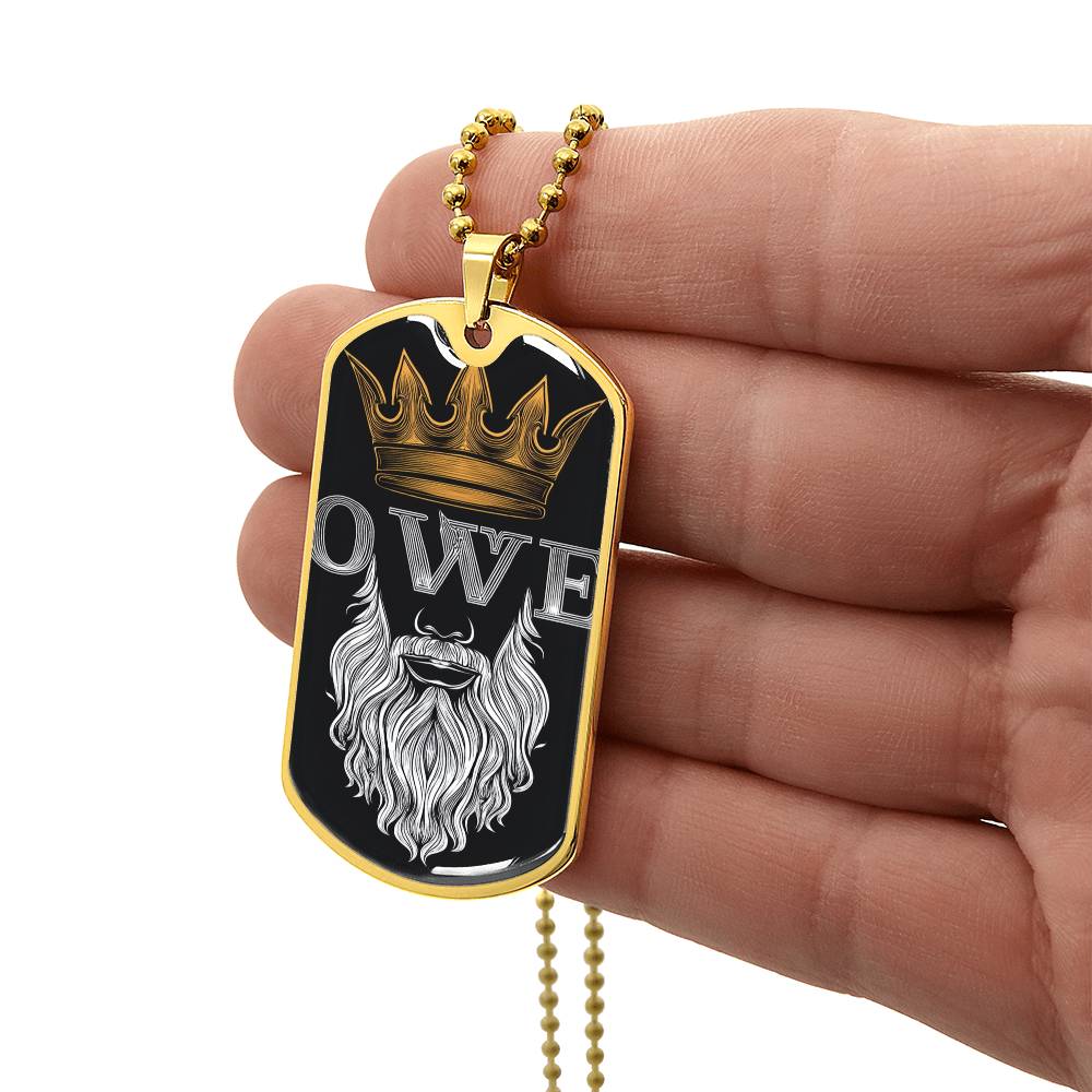🛡️ O.W.E.™ Signature Dog Tag – Mindset in Metal by Out.Work.Everyone – Jewelry